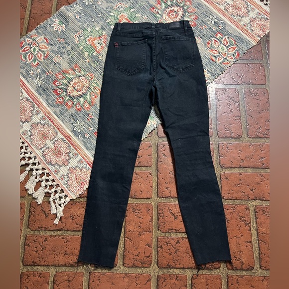 UO BDG high rise twig ankle raw frayed hem denim jeans - Picture 3 of 5